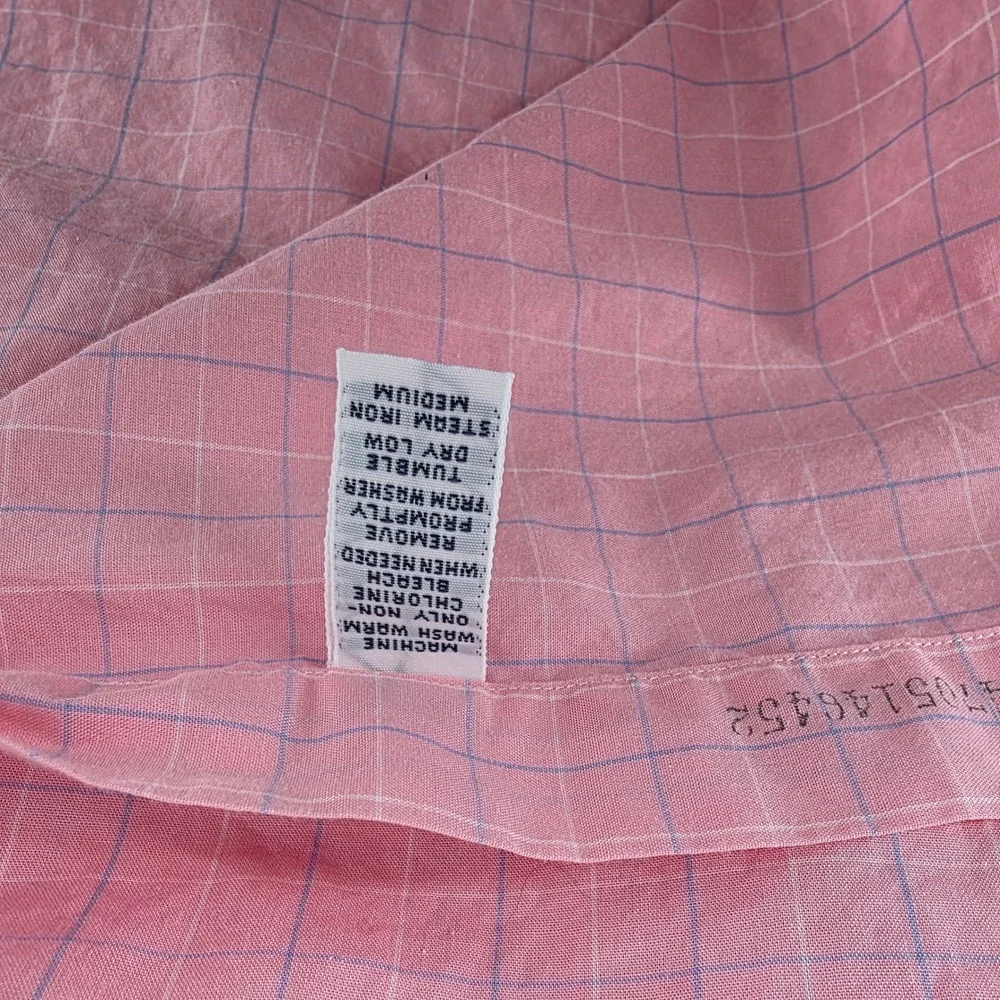 Ralph Lauren Yarmouth Button Down Mens 17 34/35 Classic Ctn Pink Heritage Office